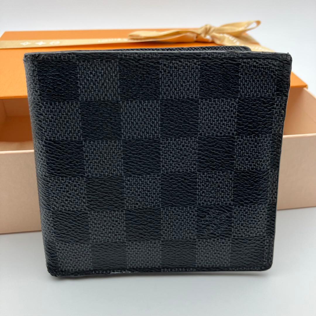 ルイヴィトン ダミエ グラフィット ポルトフォイユ マルコ 折財布 N62664