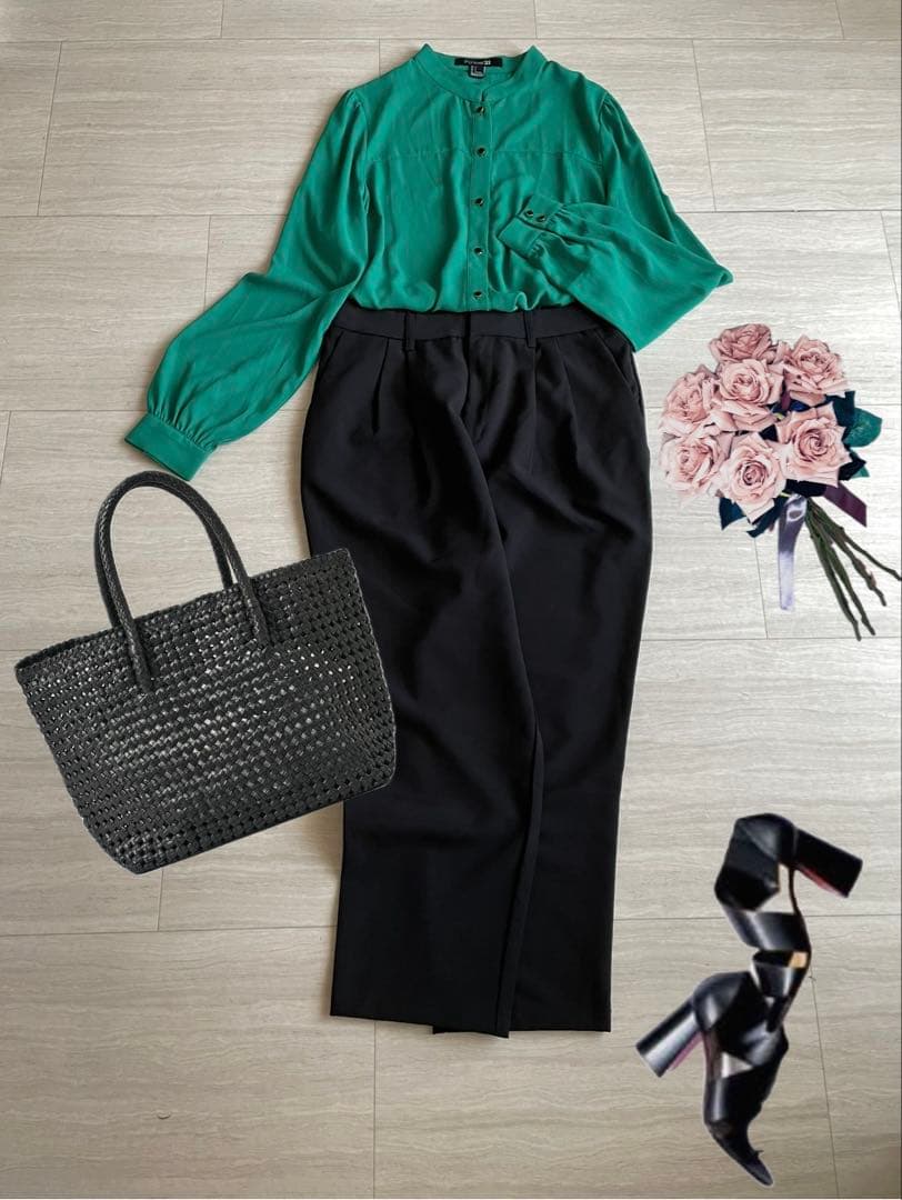 しんちゃん◆オフィスカジュアル　オンオフ　きれいめ＊シック＊コーデ◆ Ｌ