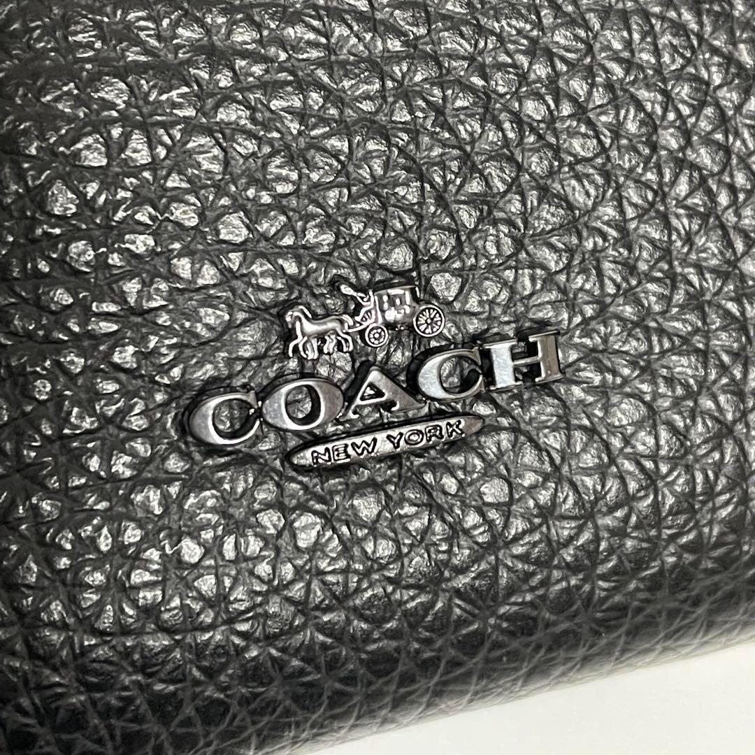 ✨未使用品✨DISNEY×COACHコーナージップ ポーチ ウインクミッキー