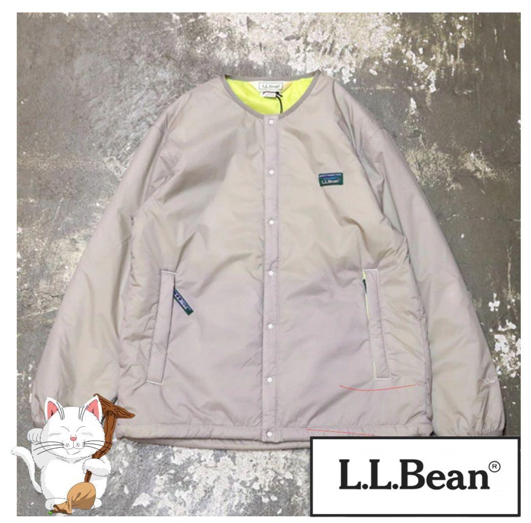 【tak❗】L.L.Bean ハリントンクルーネック中綿ジャケット （L）