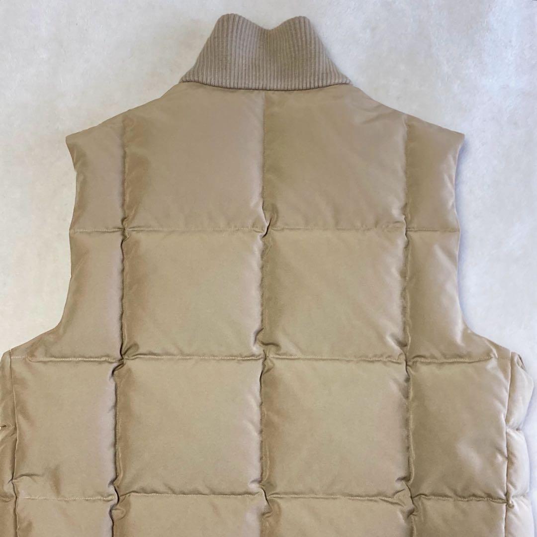 未使用級 ラルフローレン ニットダウンベスト ベージュ