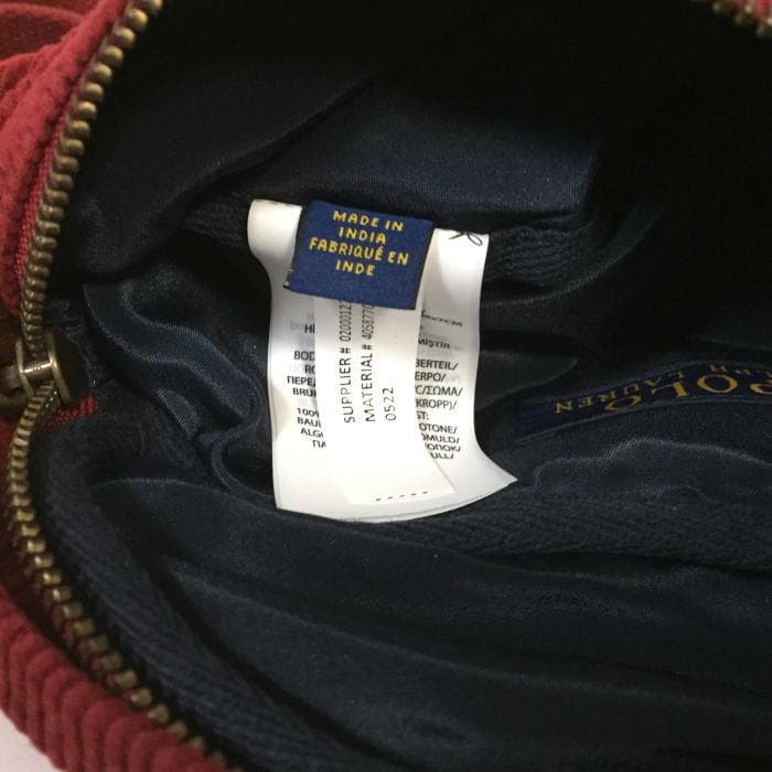 新品 タグ付き ポロラルフローレン コーデュロイ ウエストパック ウエストバッグ