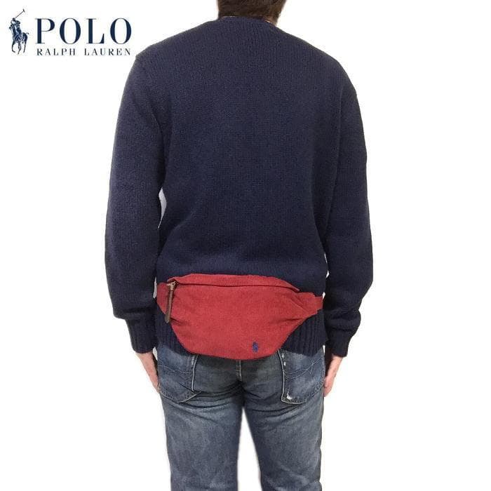 新品 タグ付き ポロラルフローレン コーデュロイ ウエストパック ウエストバッグ