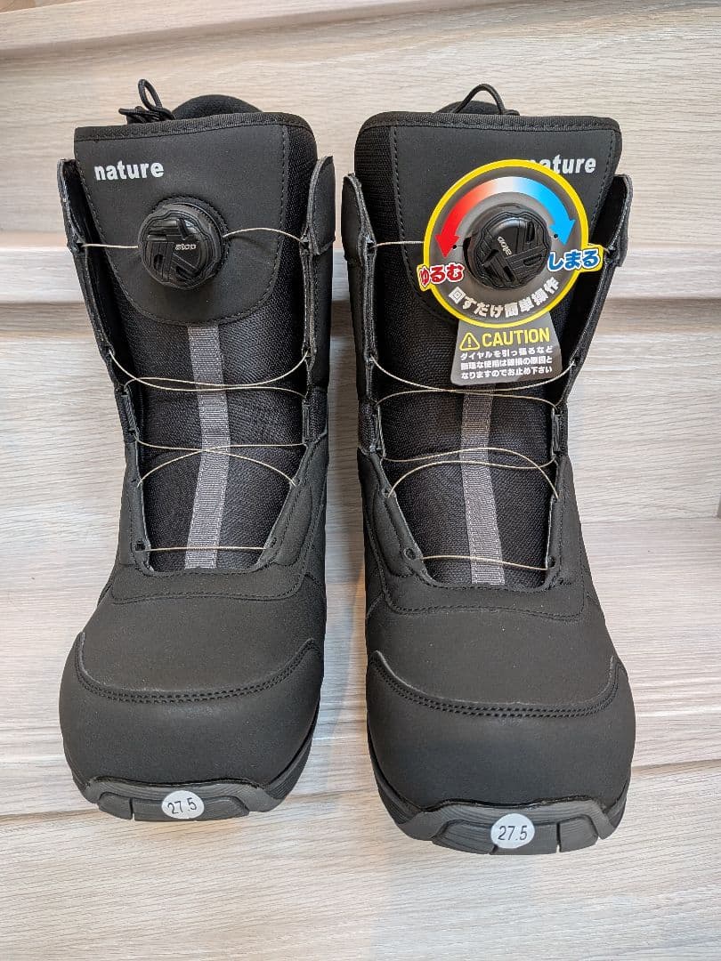 【未使用】ARBN nature NT A-TOP ブラック スノーボードブーツ