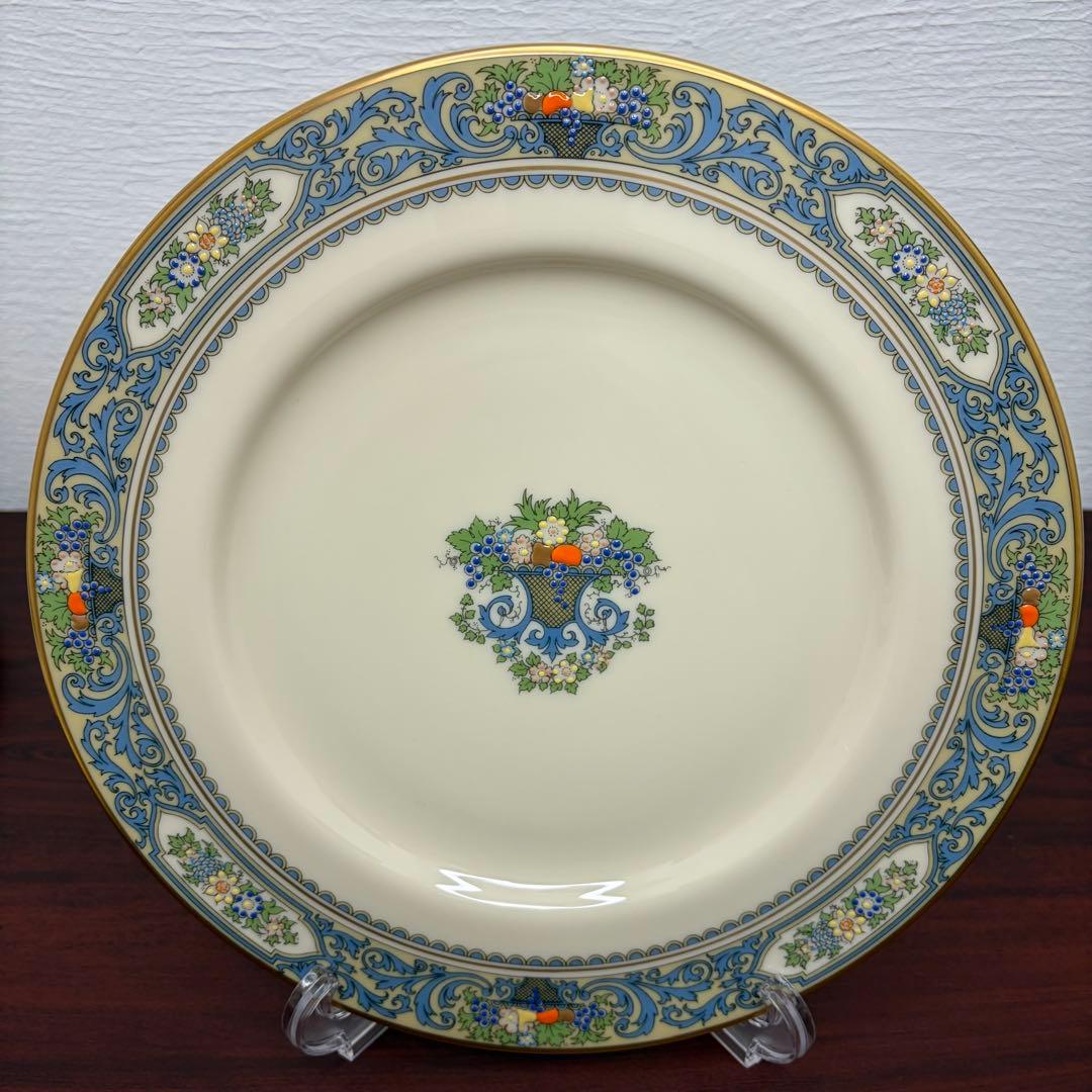 LENOX AUTUMN プレート 27cm 6枚 金彩