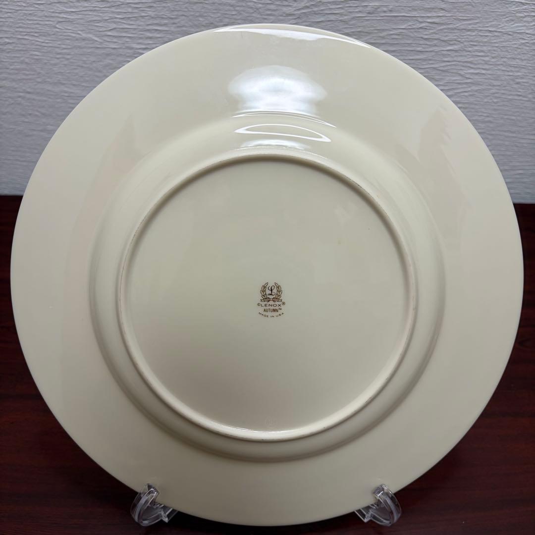 LENOX AUTUMN プレート 27cm 6枚 金彩