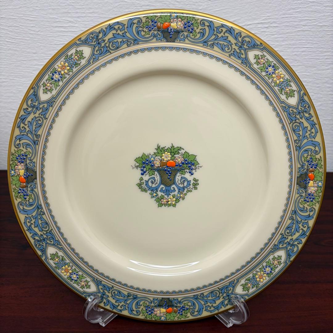 LENOX AUTUMN プレート 27cm 6枚 金彩