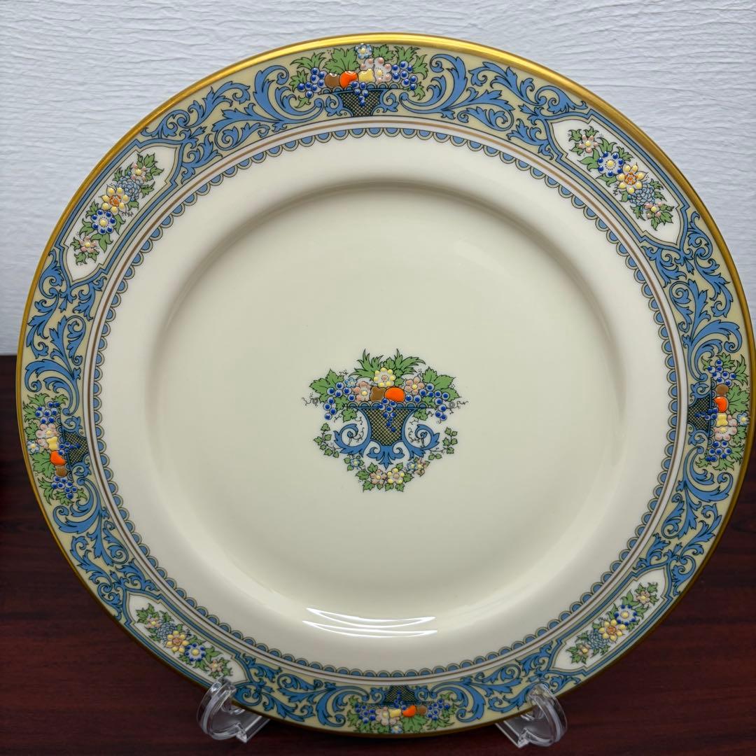 LENOX AUTUMN プレート 27cm 6枚 金彩