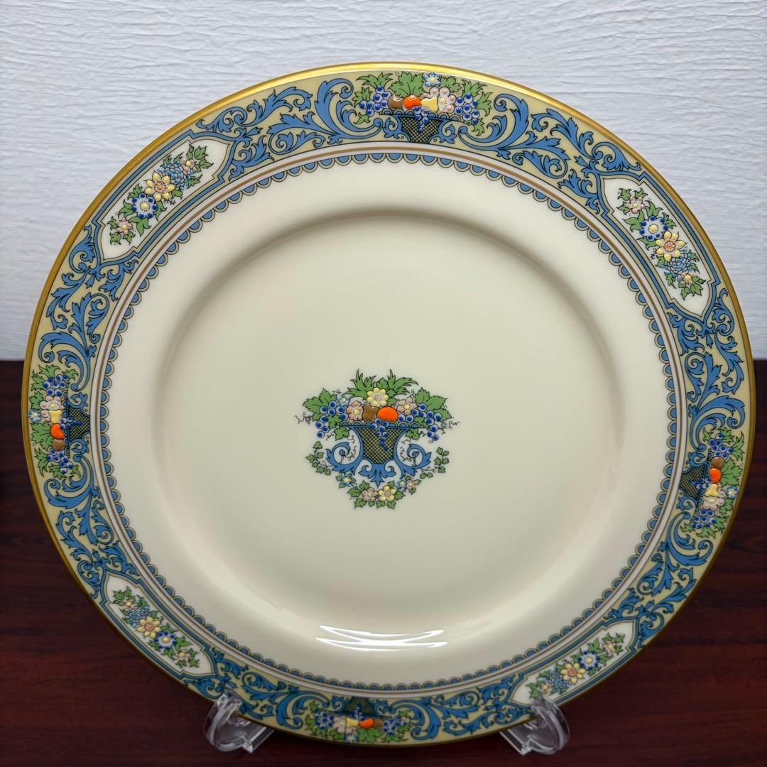 LENOX AUTUMN プレート 27cm 6枚 金彩