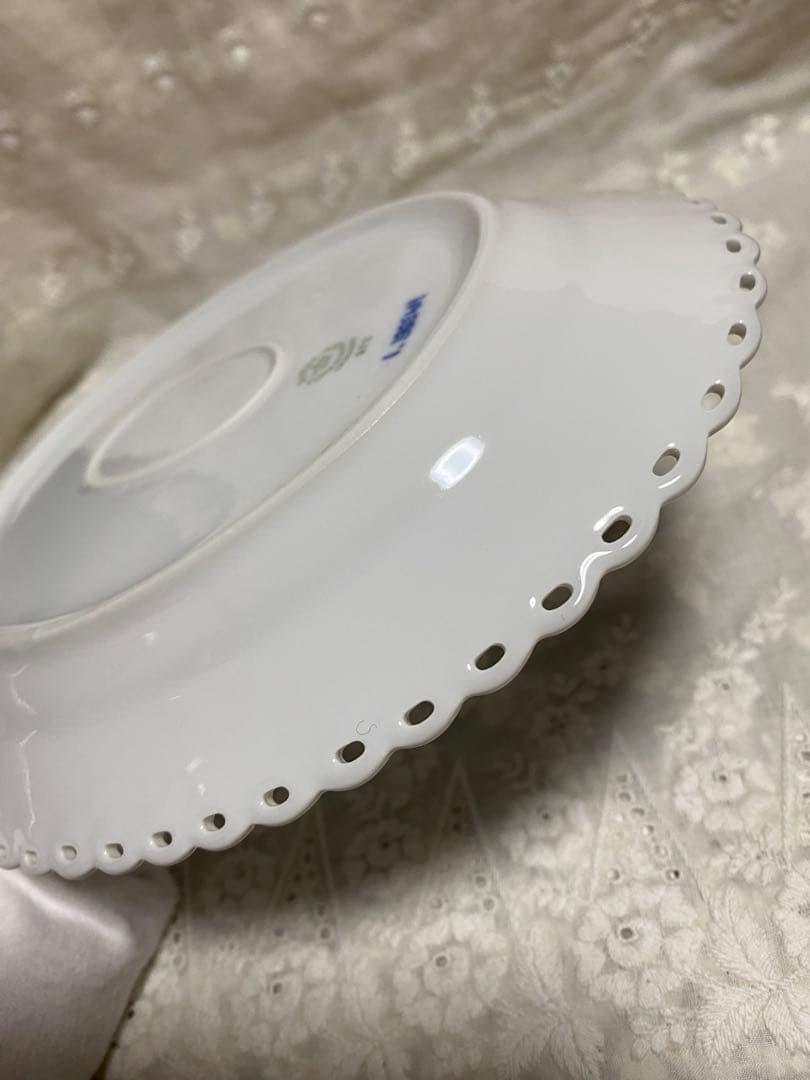 ロイヤルコペンハーゲン ブルーフルーテッド フルレース オーバル 25㎝