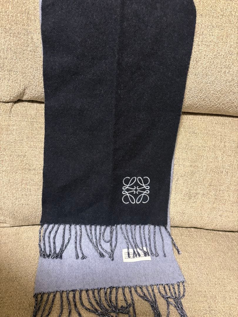 LOEWE バイカラー マフラー ロエベ