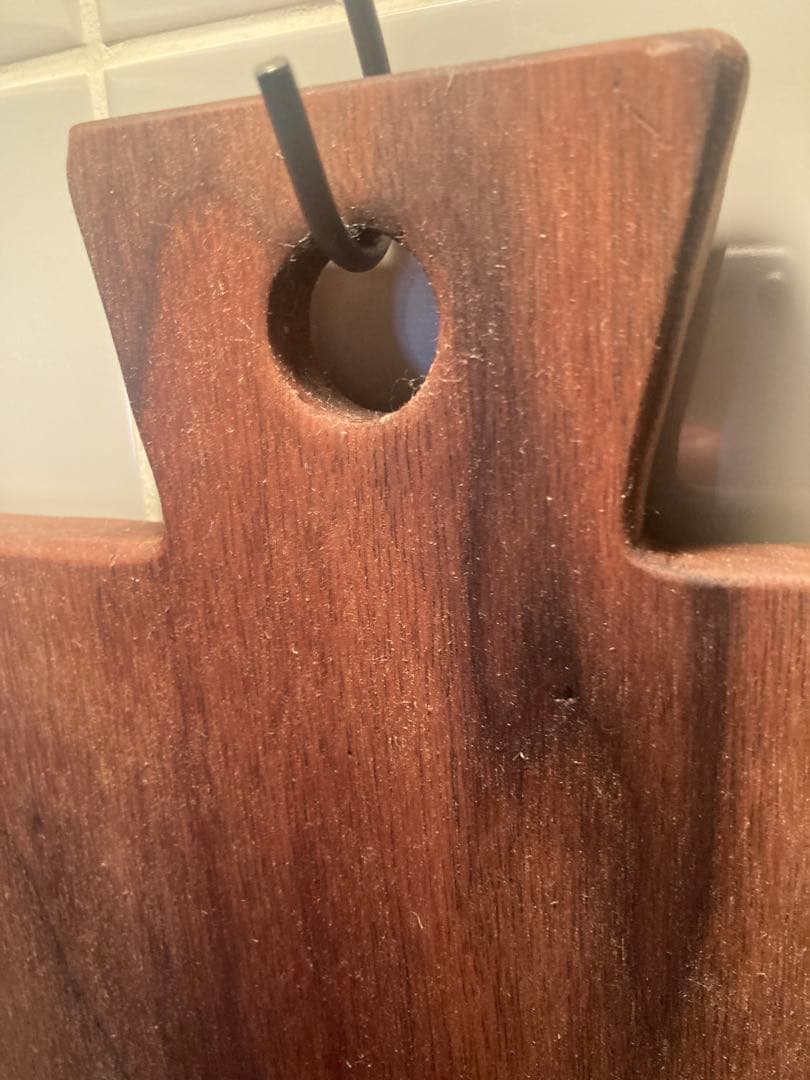 送料込○希少ブラックウォールナット天然木まな板カッティングボード