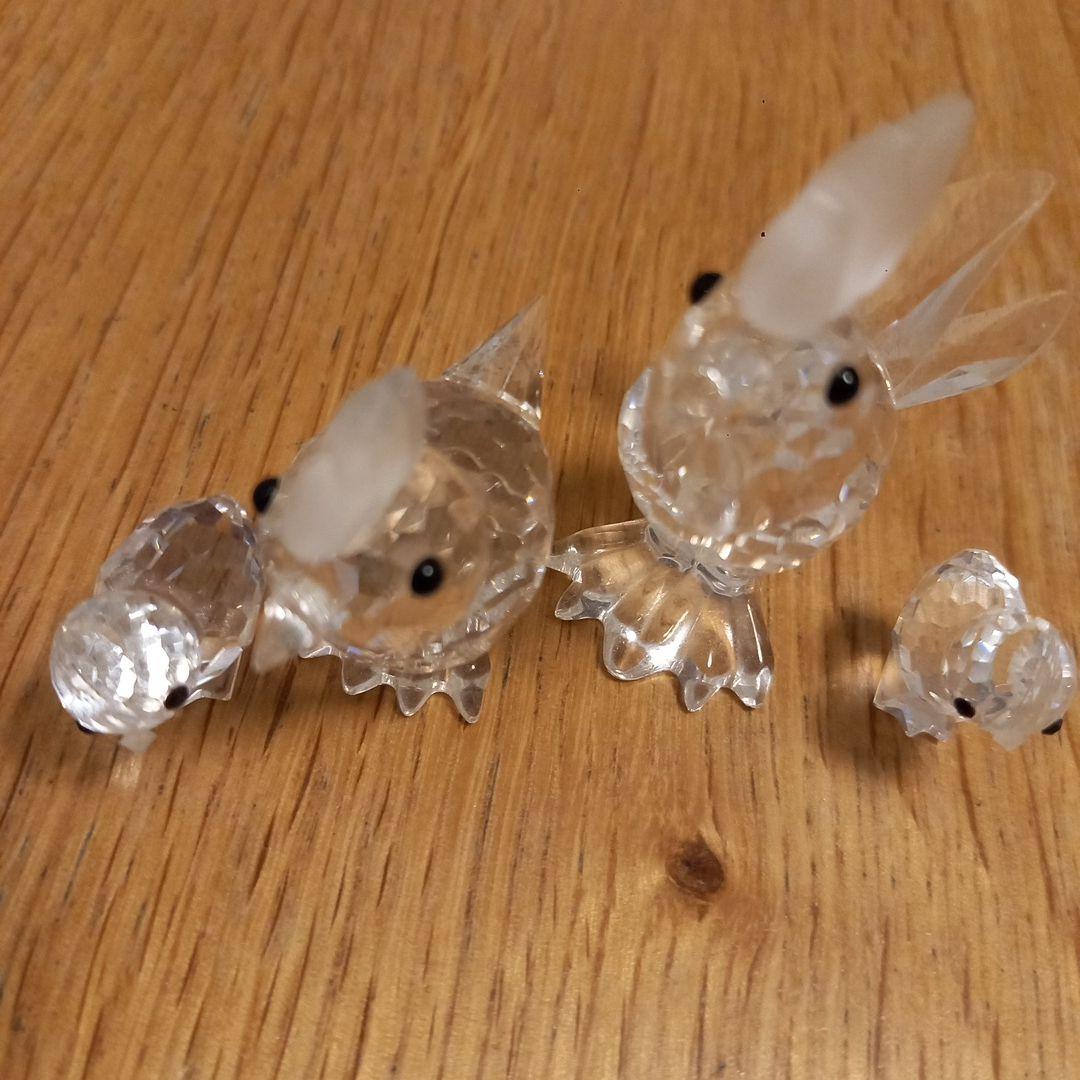 スワロフスキー鳥の置物 4体セット