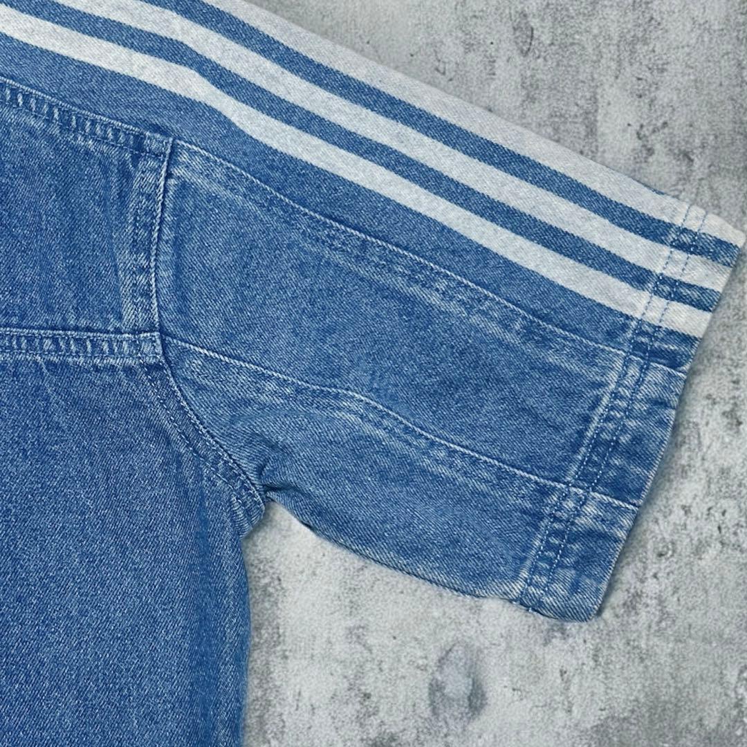 adidas NiziUマヤ着用 あのちゃん着用 ジャンプスーツ デニム M