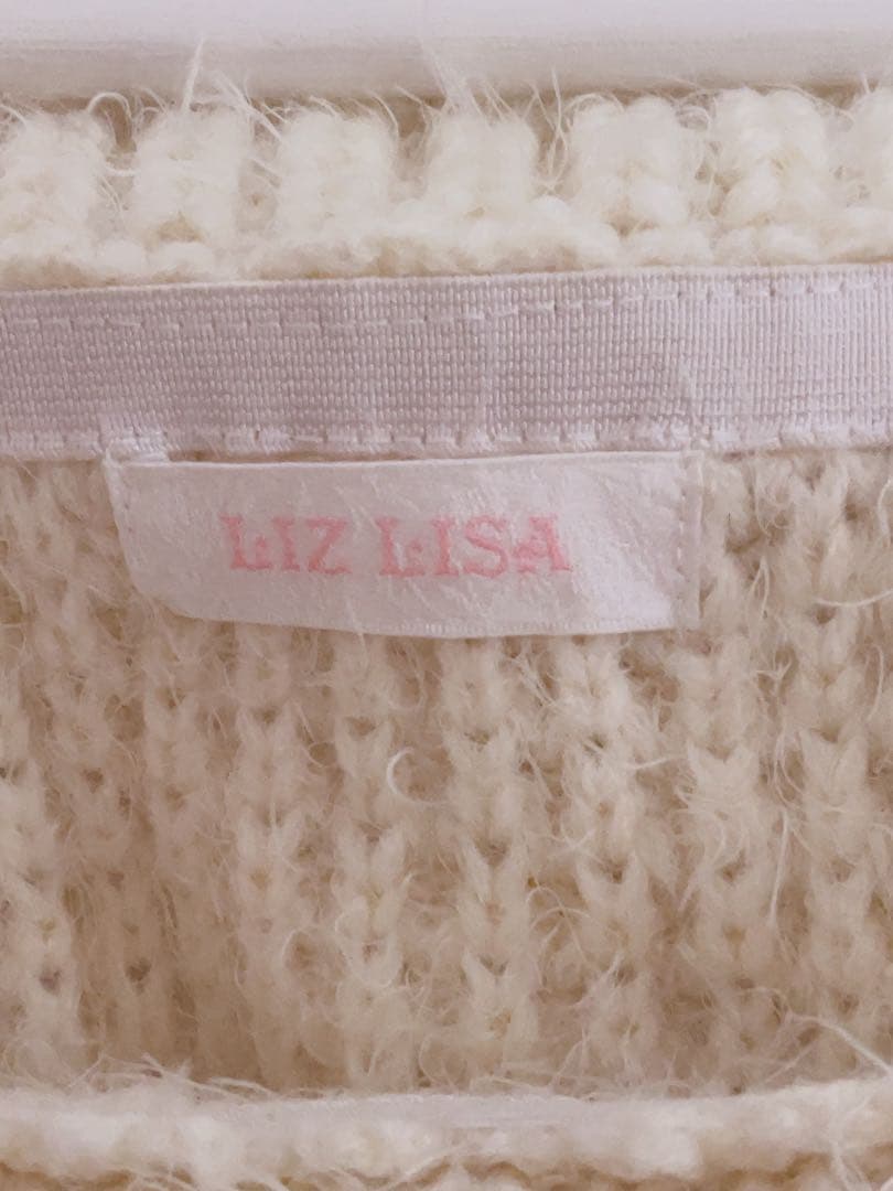 LIZLISA オフショルニットワンピース