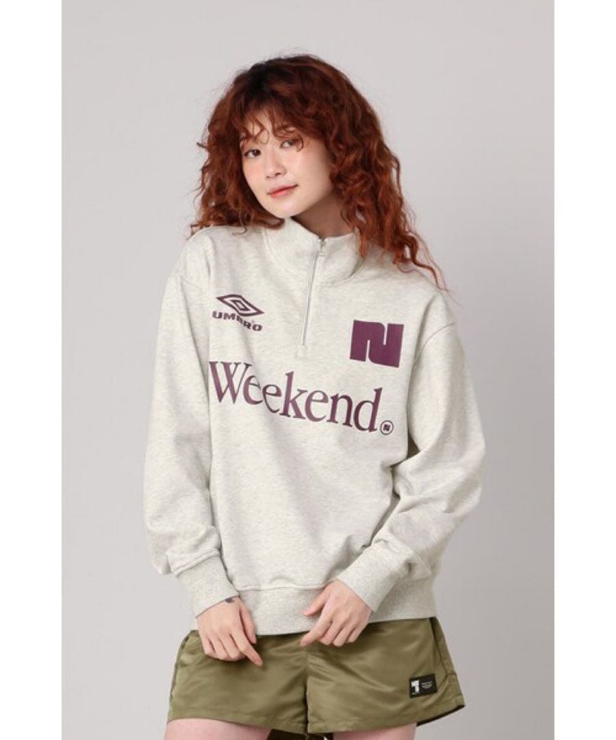 NBB WEEKEND UMBRO ハーフジップ　スウェット