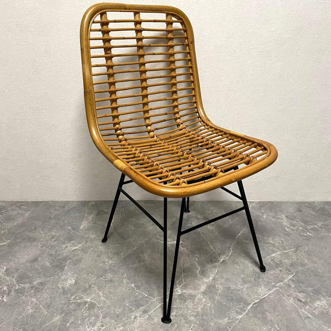 ラタンチェア ダイニングチェア　リビングチェア ラタン 籐 モダン アジアン