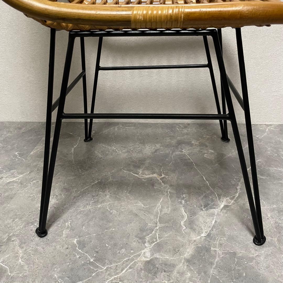 ラタンチェア ダイニングチェア　リビングチェア ラタン 籐 モダン アジアン