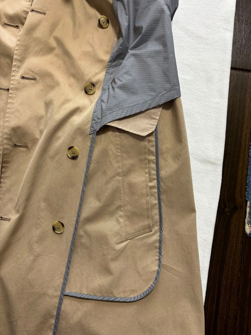kolor BEACON 素材コンビ トレンチコート 2019ss