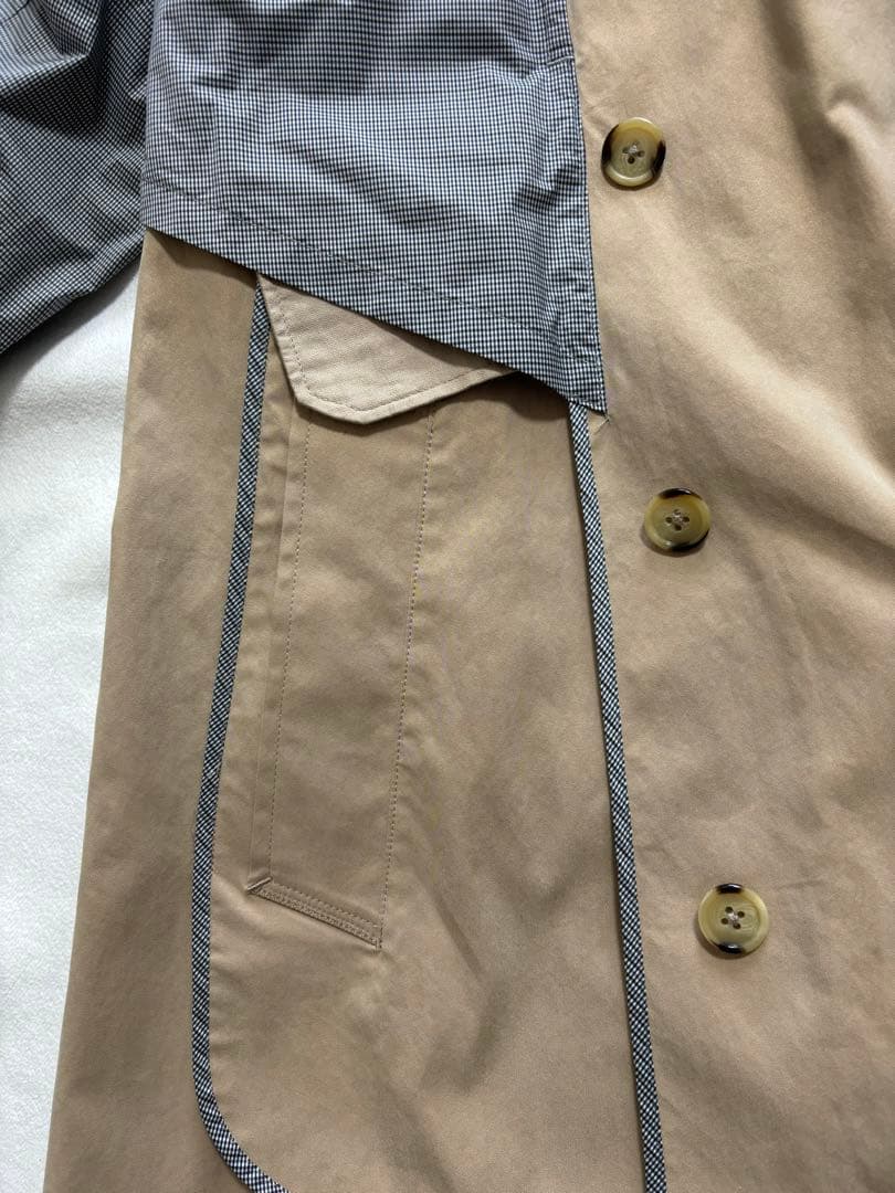 kolor BEACON 素材コンビ トレンチコート 2019ss