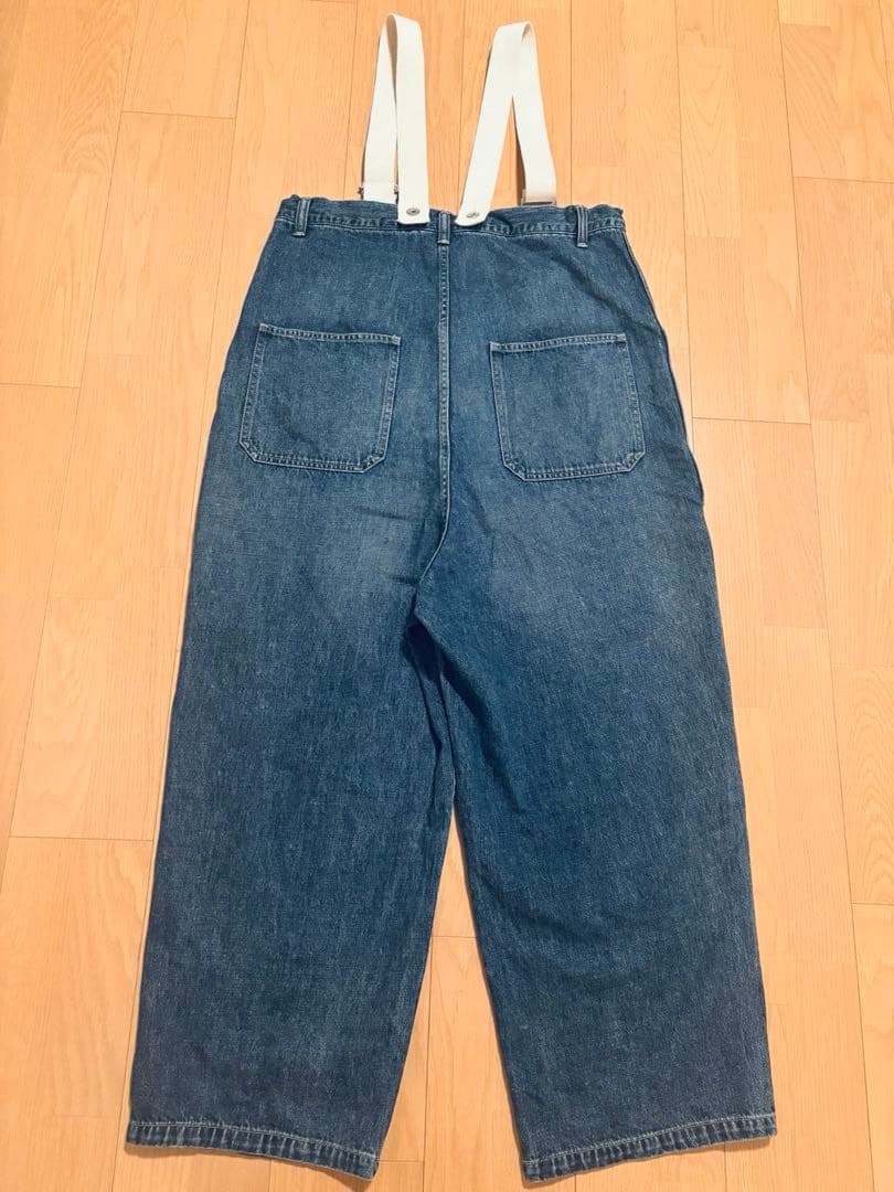 FRAMeWORK ジョンブル　デニムオーバーサスペンダーパンツ