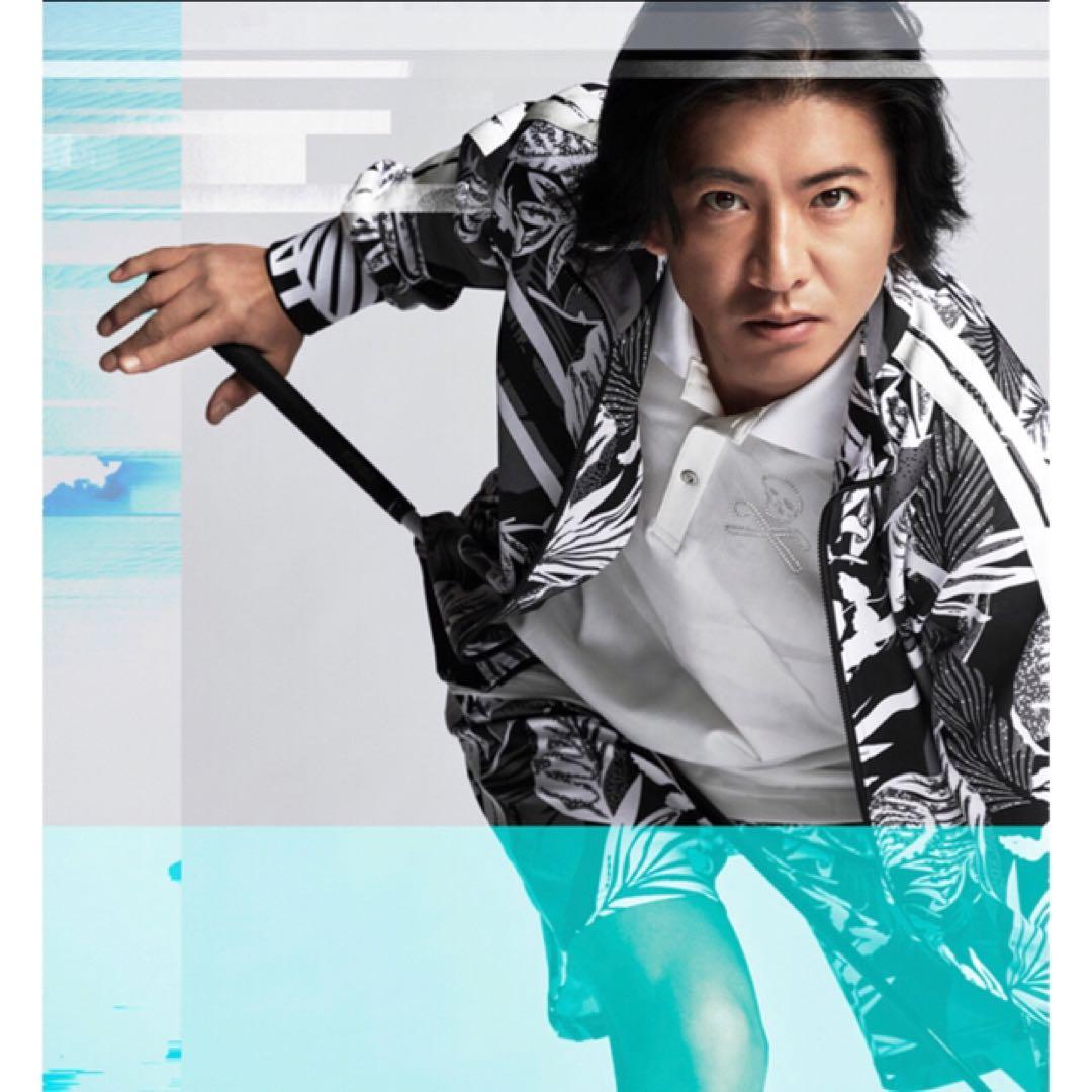 木村拓哉さん着用 マークアンドロナ ボタニカル柄ジャージブルゾン