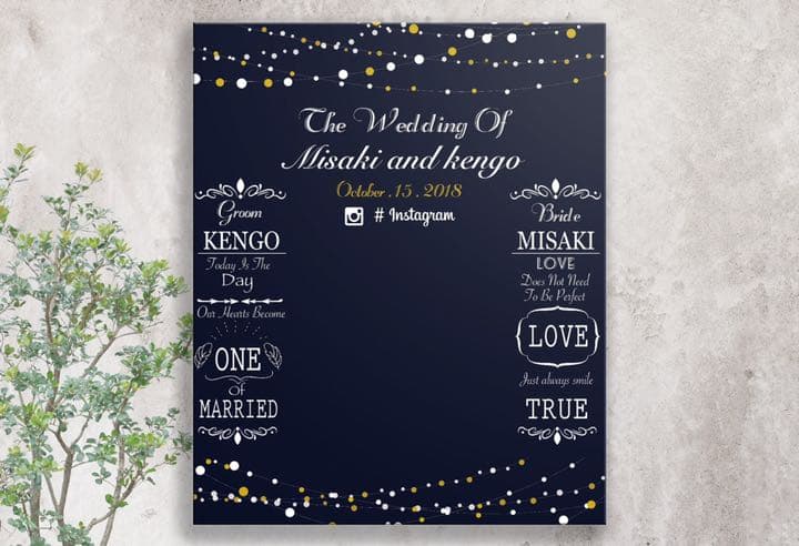 ウェディング フォトブース  ライトニング