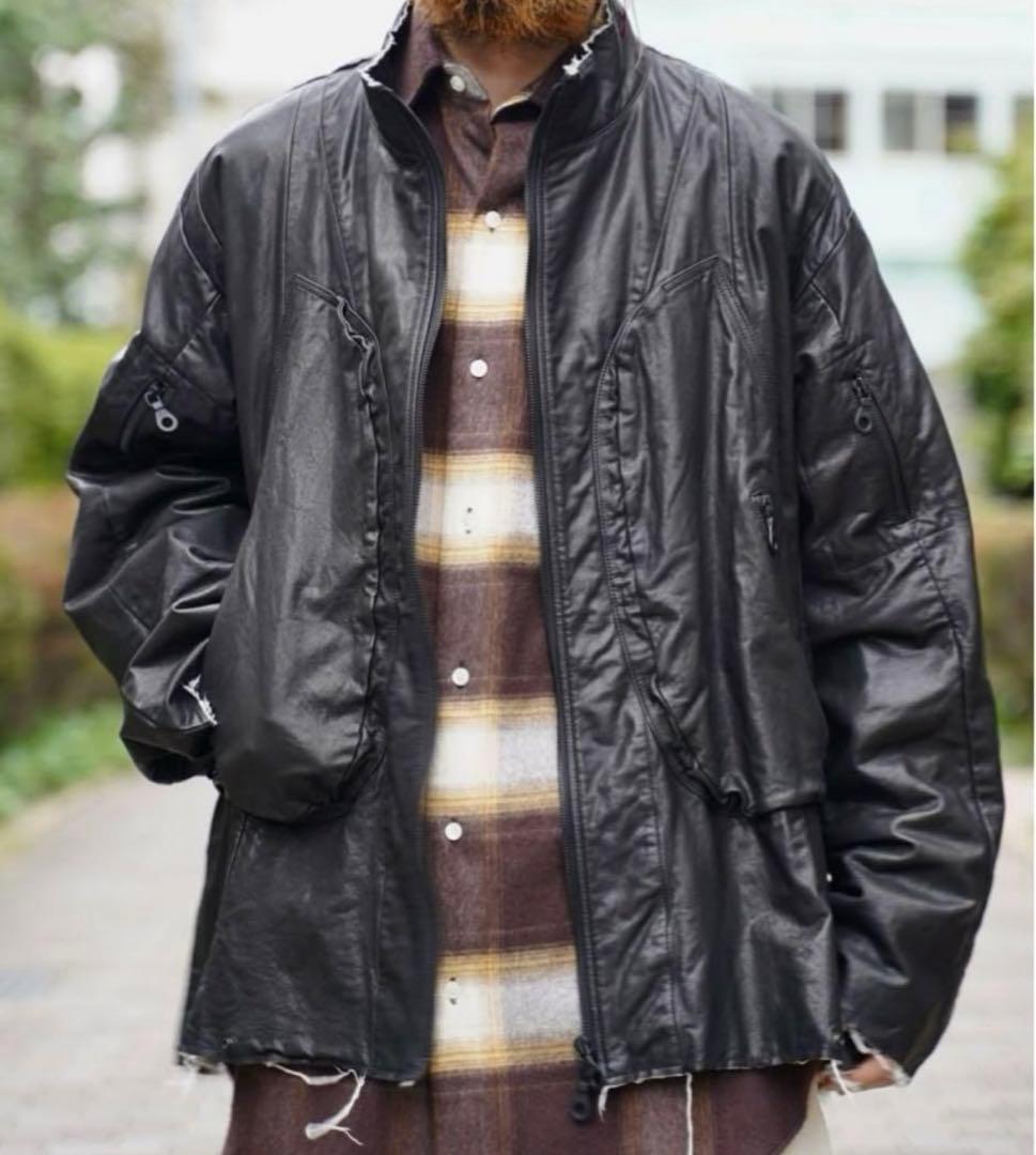 イシューシングス WAGAMAMA 別注レザーブルゾン