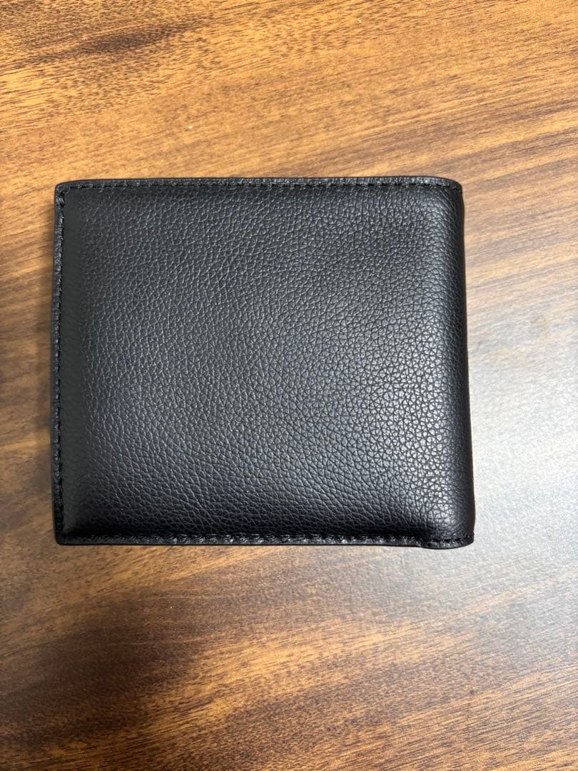 coach コーチ　折りたたみ財布　黒　新品　未使用