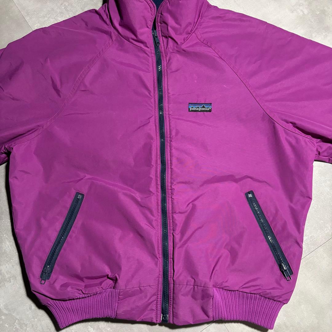 90s patagonia パタゴニア　シェルドシンチラジャケット　紫　USA