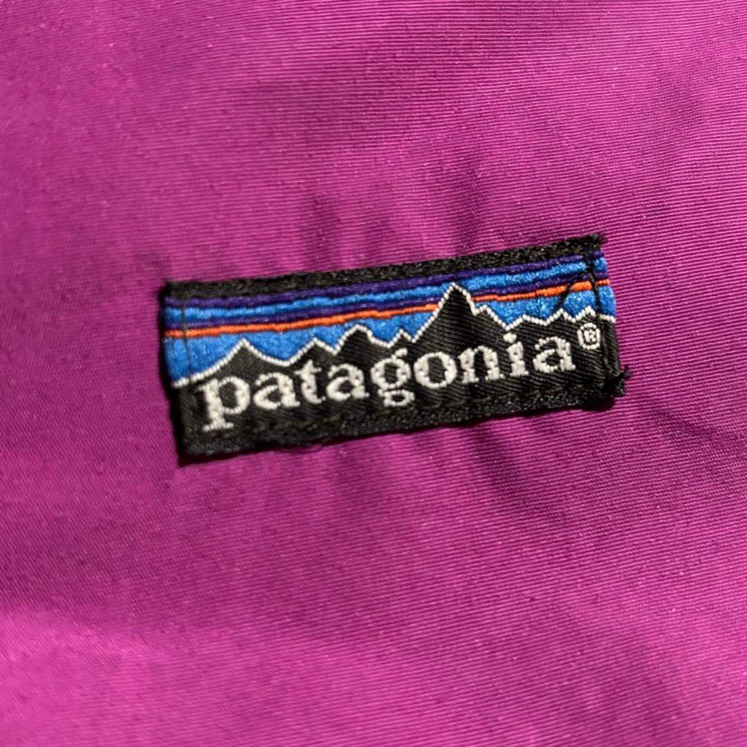 90s patagonia パタゴニア　シェルドシンチラジャケット　紫　USA
