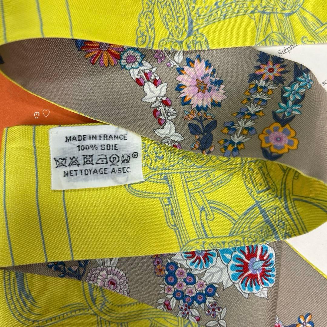 HERMESエルメス　ツイリー　ブリッドドゥガラアンフルール　25SS　フラワー