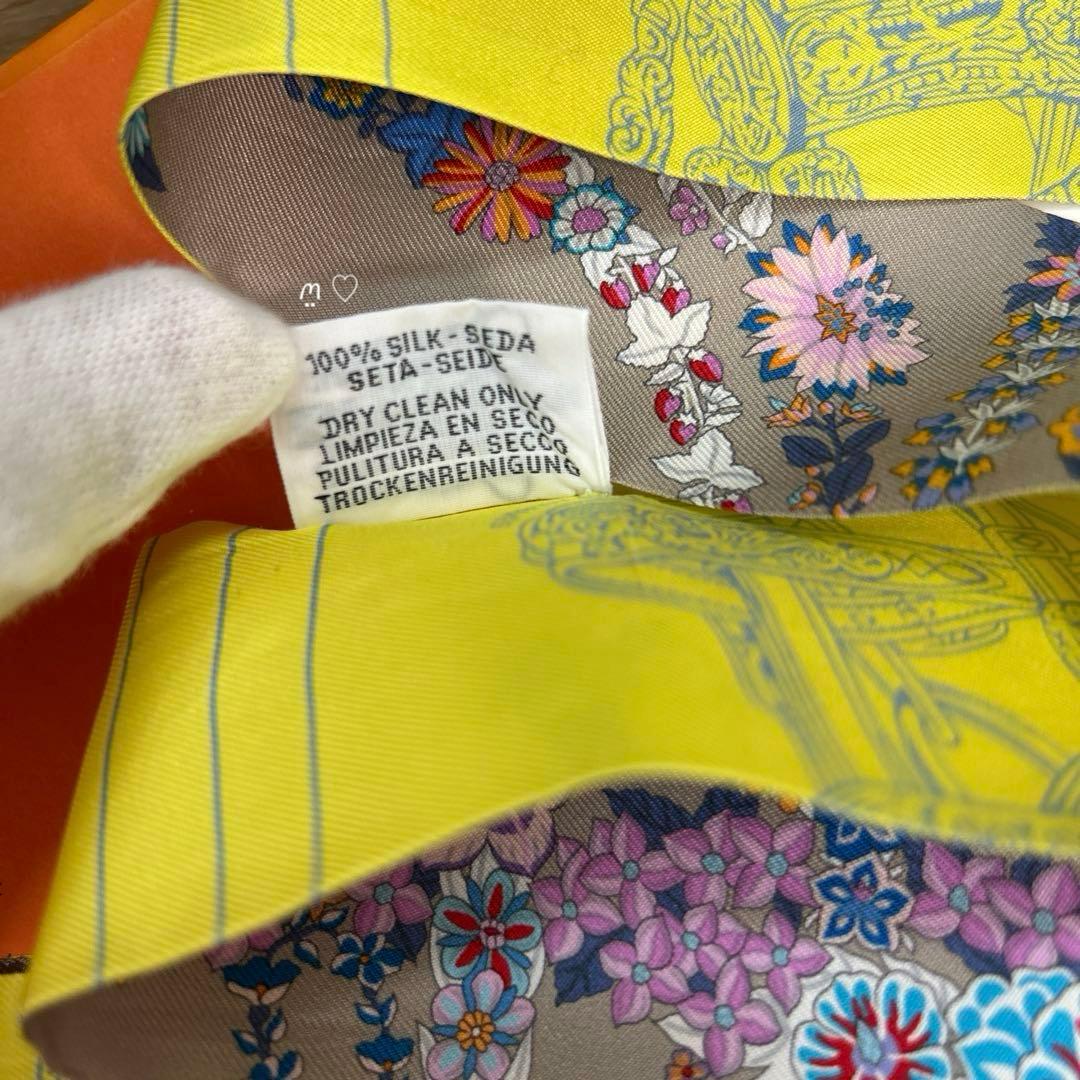 HERMESエルメス　ツイリー　ブリッドドゥガラアンフルール　25SS　フラワー