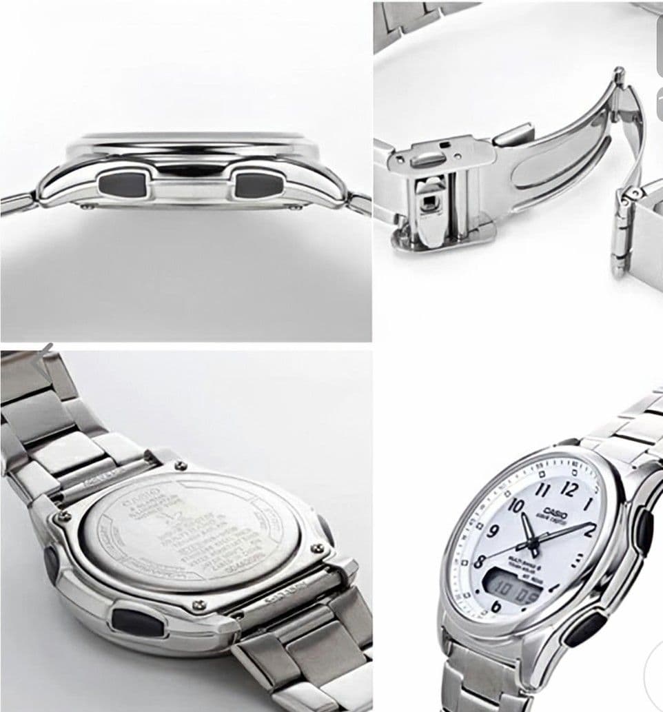 【新品・未使用・国内正規品】CASIO ソーラー/デジアナ/電波受信 ホワイト色