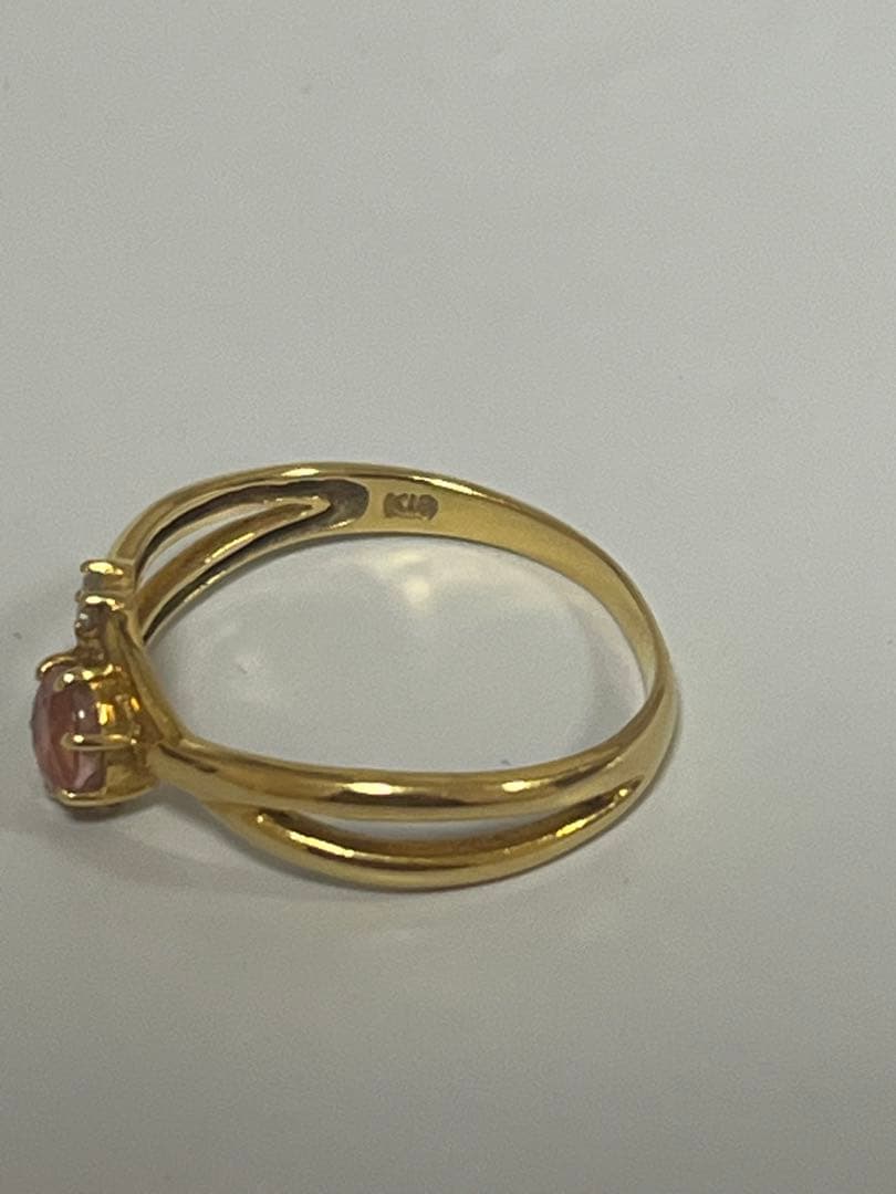 ミ*ー様 18K K18 レディースリング ルビー