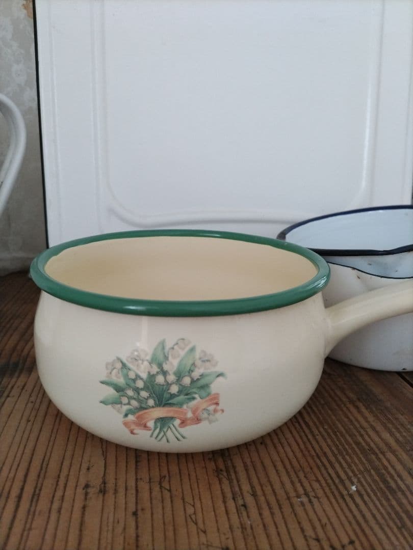 アンティークホーロー　ヴィンテージホーロー　ドイツ フランスアンティーク