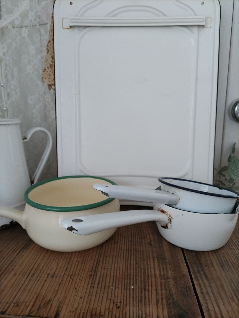 アンティークホーロー　ヴィンテージホーロー　ドイツ フランスアンティーク