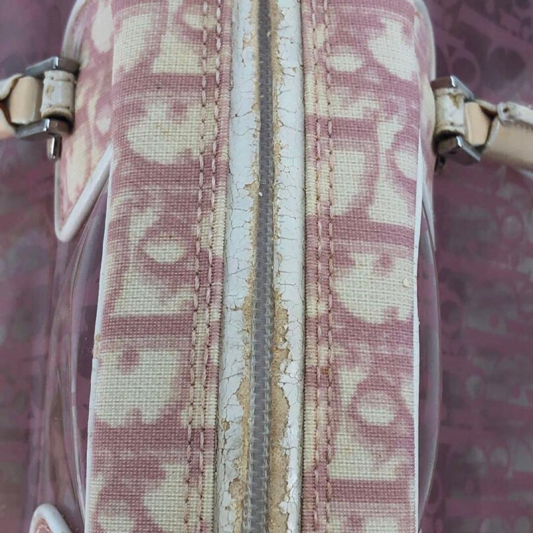 ディオール ハンド ミニボストンバッグ ビニール プール トロッターFS236