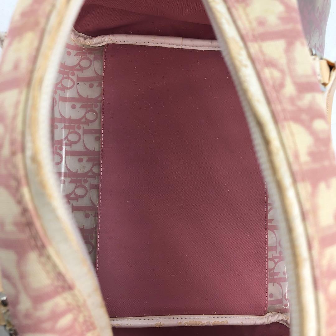 ディオール ハンド ミニボストンバッグ ビニール プール トロッターFS236