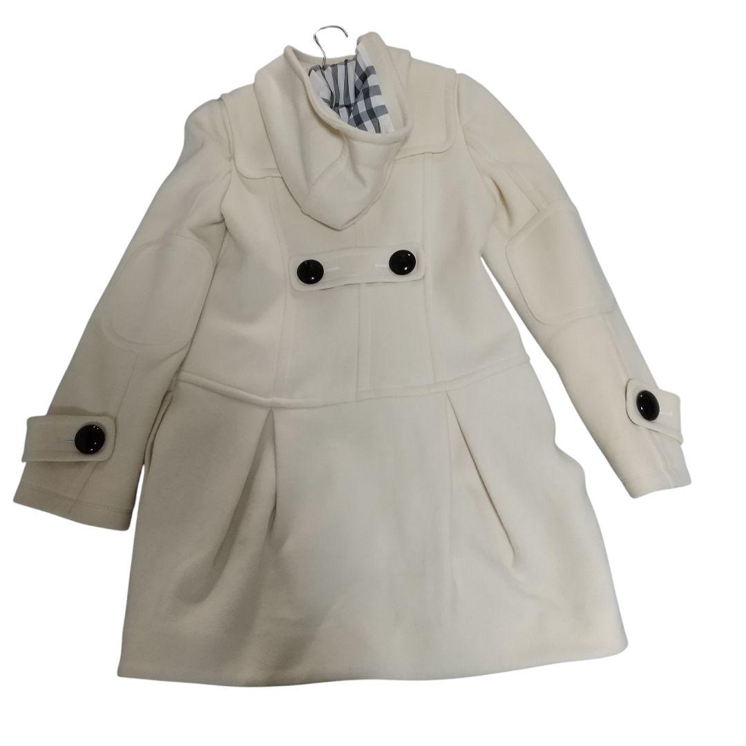 三陽商会　バーバリーブルーレーベル　アンゴラ混　Aライン　ダッフルコート　М