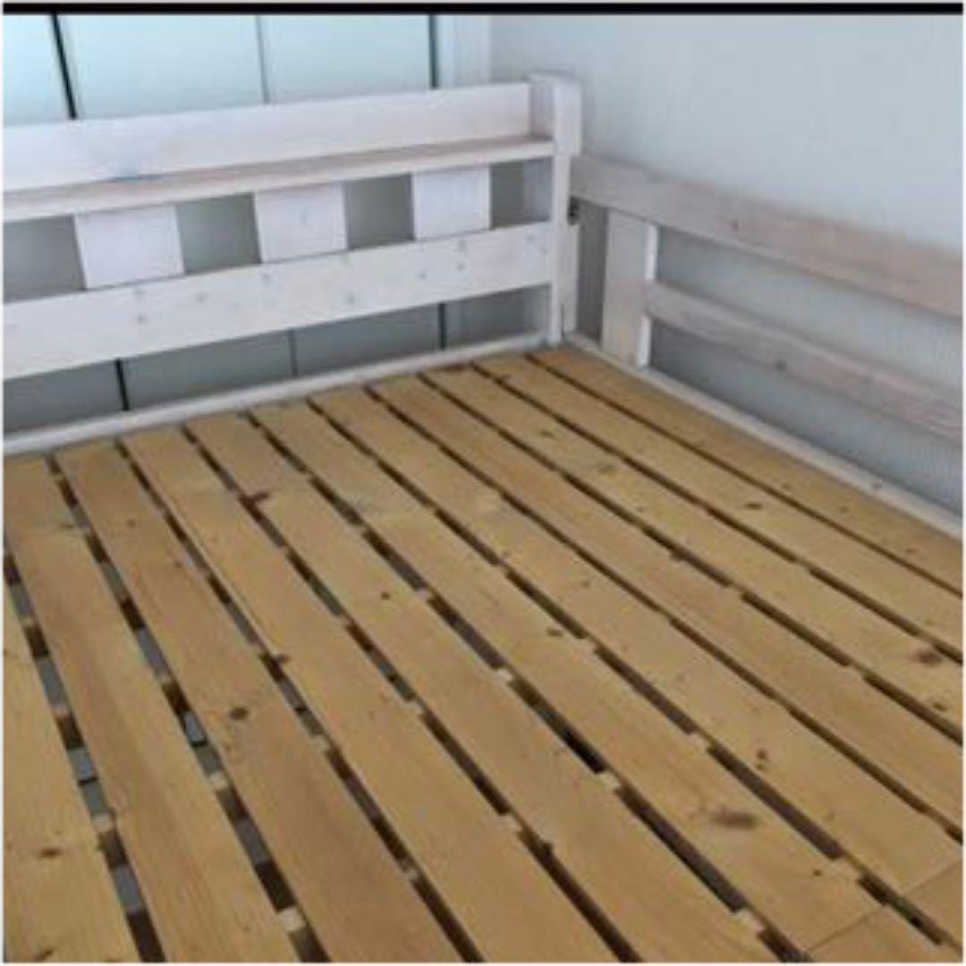 引き取り限定　　ローロフトベット　ホワイトパイン素材　ヴィンテージ