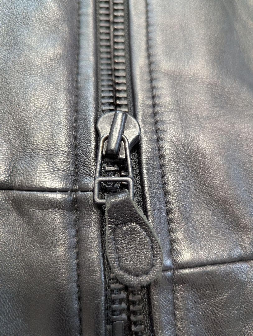 希少品 美品 AVIREX レザージャケット ステンシル MA-1 羊革