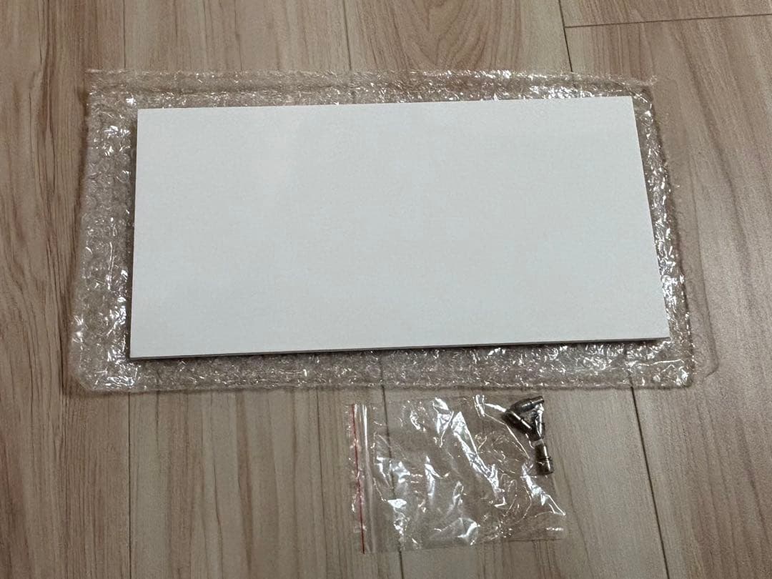 【新品未使用・値下げ】salut! サリュ　オールドウッド2段両開きキャビネット