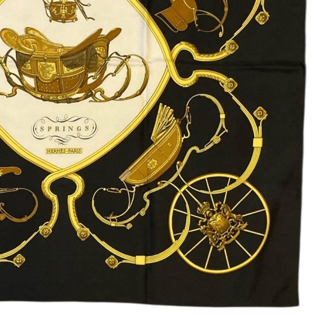 【美品】✨エルメス カレ90 スプリングス クリーニング済み 箱付