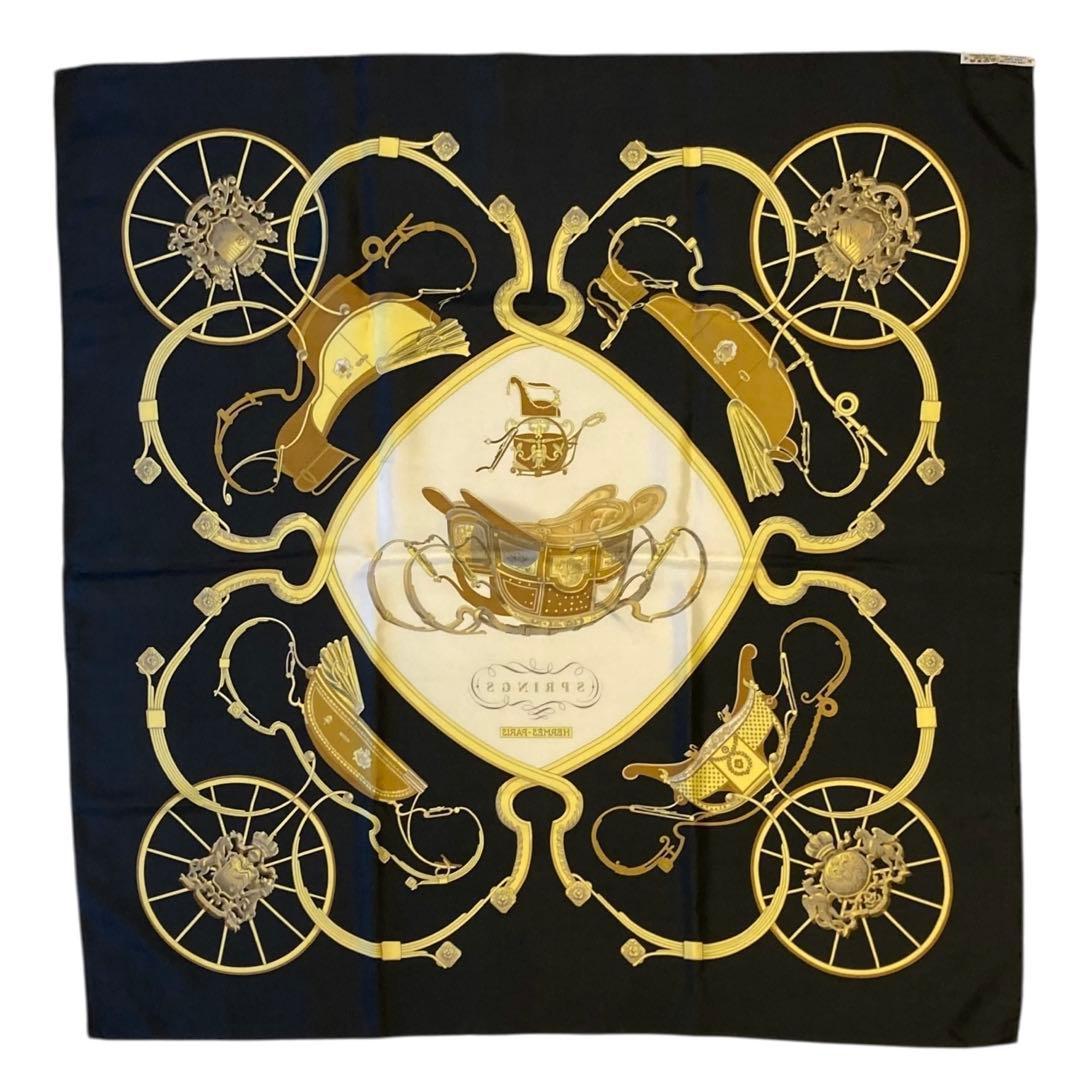 【美品】✨エルメス カレ90 スプリングス クリーニング済み 箱付