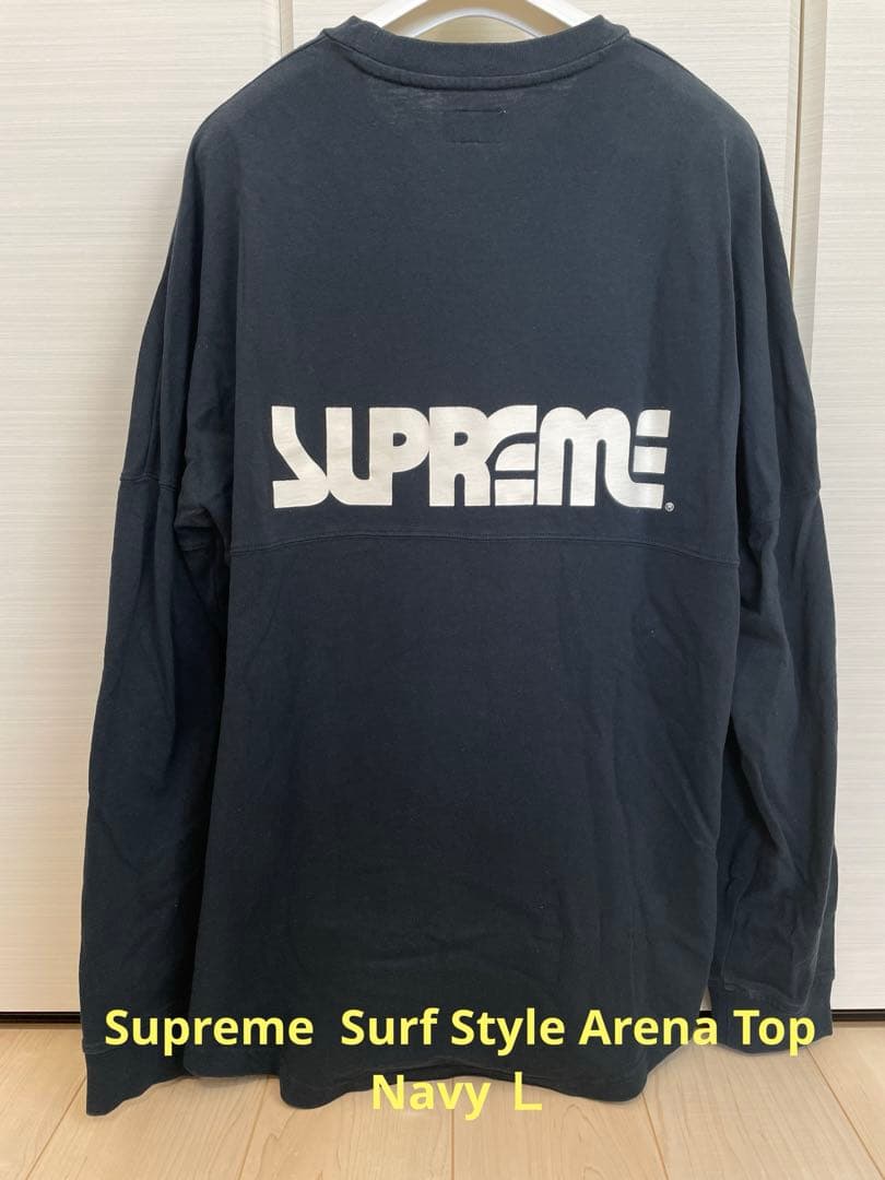トップス Supreme Surf Style Arena Top Navy L