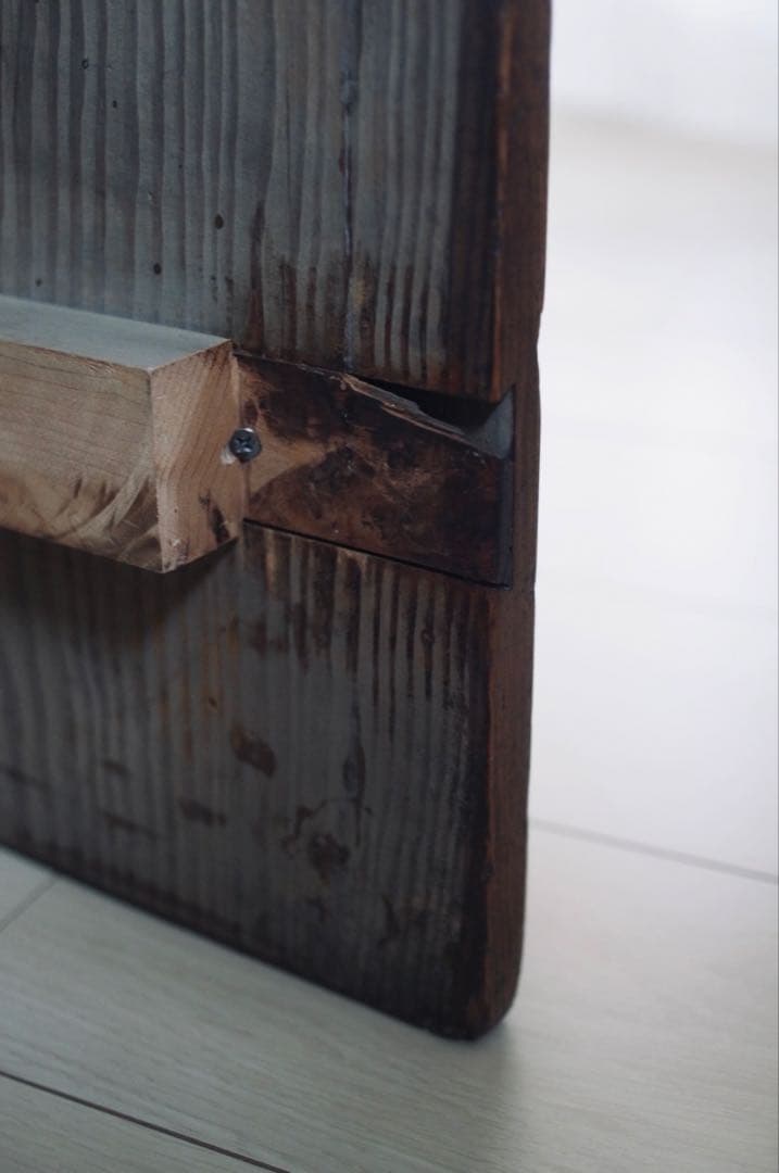 古道具 ダイニングテーブル 古才 鉄腳 リメイク 古家具