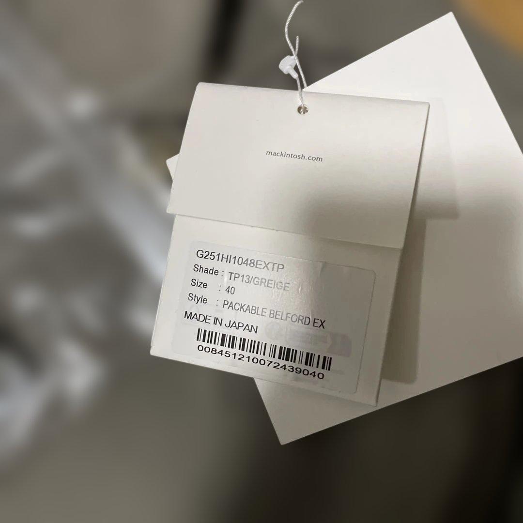 【新品】マッキントッシュ/ユナイテッドアローズ別注/DUNKELDパッカブル