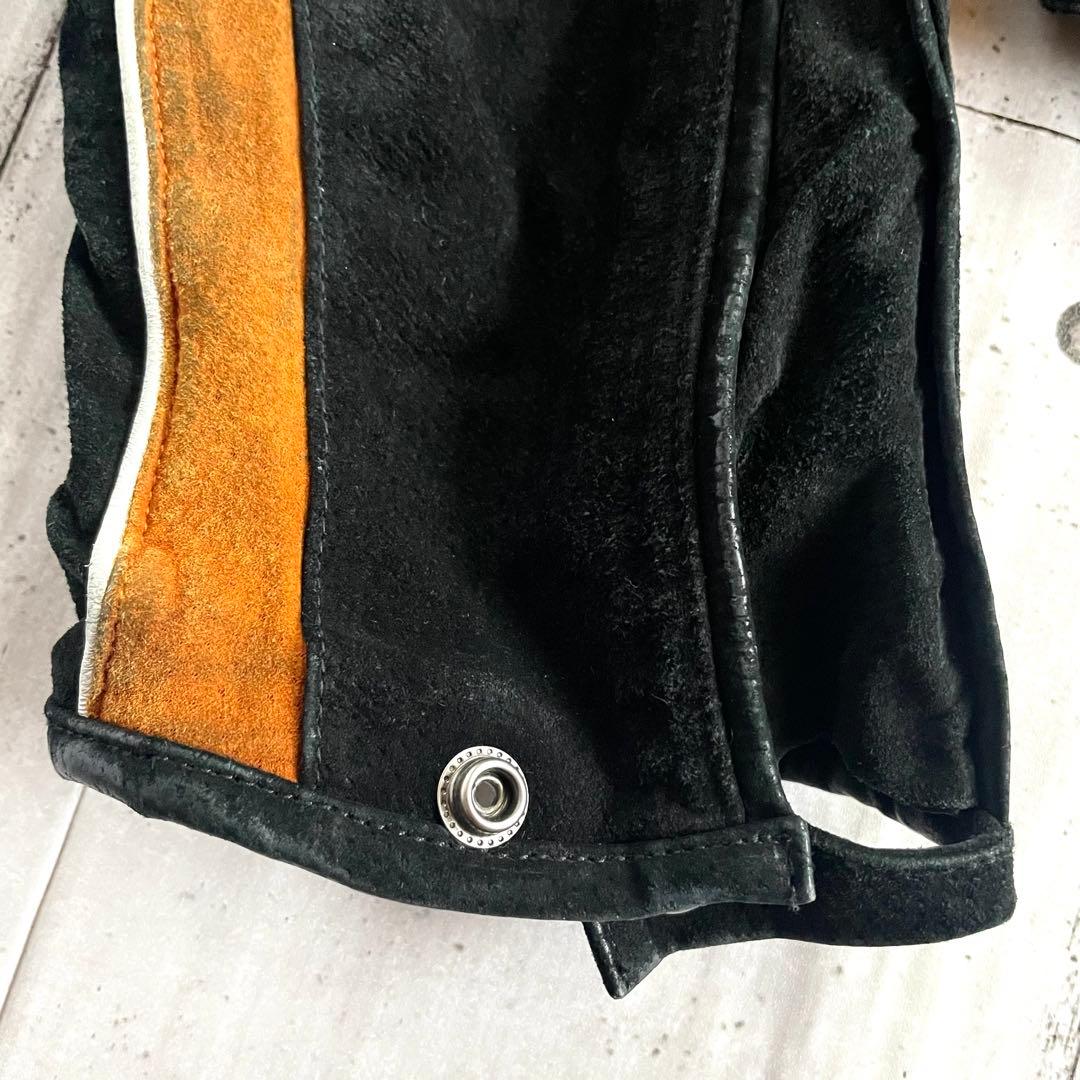 【WILSONS LEATHER】90s NASCAR レーシングジャケット M