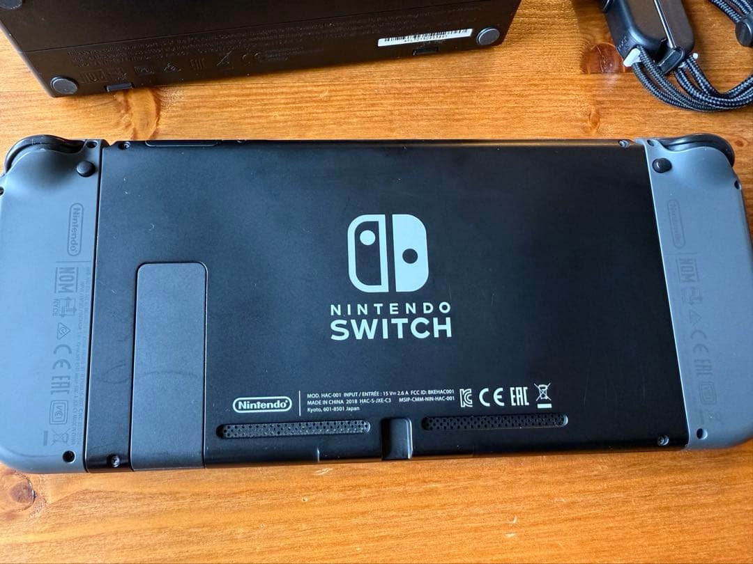 Nintendo Switch 本体 グレー 純正ケース付